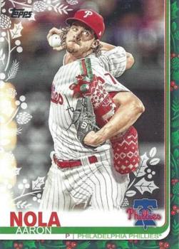 2019 Topps Holiday #HW152 Aaron Nola Front