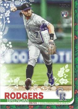 2019 Topps Holiday #HW171 Brendan Rodgers Front