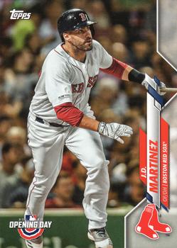 2020 Topps Opening Day #32 J.D. Martinez Front