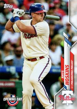 2020 Topps Opening Day #156 Rhys Hoskins Front
