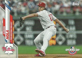 2020 Topps Opening Day #185 Aaron Nola Front