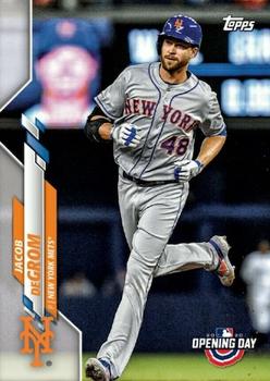 2020 Topps Opening Day #187 Jacob deGrom Front