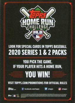 2020 Topps Opening Day #NNO Topps National Baseball Card Day Back
