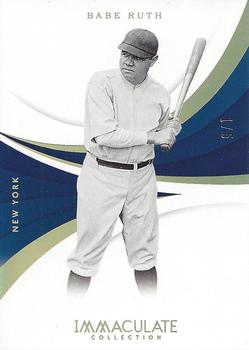 2018 Panini Immaculate Collection - Gold #106 Babe Ruth Front