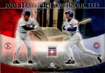 2005 Upper Deck Collectibles Hall of Fame Inductees #NNO Wade Boggs / Ryne Sandberg Front
