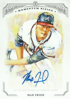 2019 Topps On-Demand Momentum Rising - Autographs #8A-A Max Fried Front