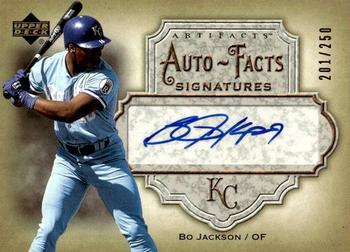 2006 Upper Deck Artifacts - Auto-Facts Signatures #AF-BO Bo Jackson Front