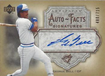 2006 Upper Deck Artifacts - Auto-Facts Signatures #AF-GB George Bell Front