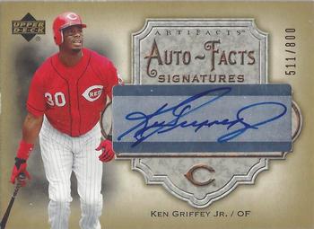 2006 Upper Deck Artifacts - Auto-Facts Signatures #AF-KG Ken Griffey Jr. Front