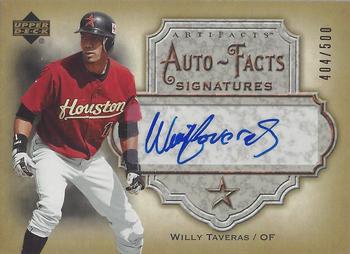 2006 Upper Deck Artifacts - Auto-Facts Signatures #AF-WT Willy Taveras Front