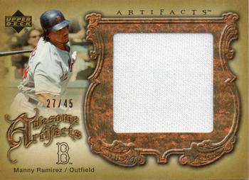 2006 Upper Deck Artifacts - Awesome Artifacts Jumbos #AA-MR Manny Ramirez Front