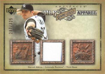 2006 Upper Deck Artifacts - MLB Game-Used Apparel #MLB-AT Garrett Atkins Front