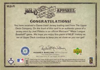 2006 Upper Deck Artifacts - MLB Game-Used Apparel #MLB-PI Joel Pineiro Back