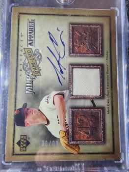 2006 Upper Deck Artifacts - MLB Game-Used Apparel Autographs #MLB-MA Matt Cain Front