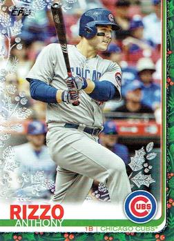 2019 Topps Holiday - Metallic #HW26 Anthony Rizzo Front