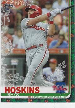 2019 Topps Holiday - Metallic #HW54 Rhys Hoskins Front