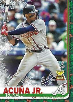 2019 Topps Holiday - Metallic #HW85 Ronald Acuña Jr. Front