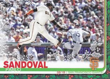 2019 Topps Holiday - Metallic #HW88 Pablo Sandoval Front
