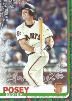 2019 Topps Holiday - Metallic #HW96 Buster Posey Front