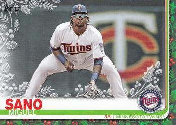 2019 Topps Holiday - Metallic #HW102 Miguel Sano Front