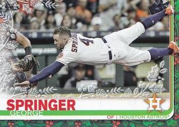 2019 Topps Holiday - Metallic #HW112 George Springer Front