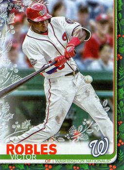 2019 Topps Holiday - Metallic #HW143 Victor Robles Front