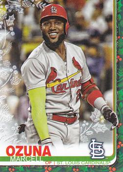 2019 Topps Holiday - Metallic #HW194 Marcell Ozuna Front