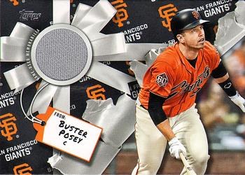 2019 Topps Holiday - Relics #WHR-BP Buster Posey Front