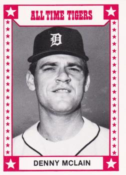 1980 TCMA All Time Detroit Tigers - Red #10 Denny McLain Front