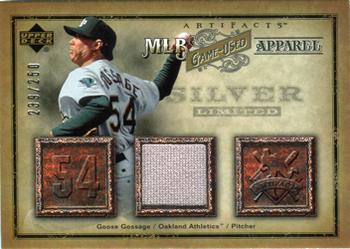 2006 Upper Deck Artifacts - MLB Game-Used Apparel Silver Limited #MLB-GG Rich Gossage Front