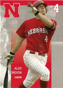 2005 Nebraska Cornhuskers #NNO Alex Gordon Front