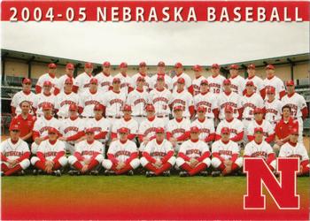 2005 Nebraska Cornhuskers #NNO Nebraska Baseball Team Front
