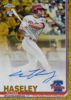 2019 Topps Chrome Update - Autographs #CUA-AH Adam Haseley Front