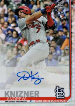 2019 Topps Chrome Update - Autographs #CUA-AK Andrew Knizner Front