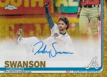 2019 Topps Chrome Update - Autographs Gold Refractor #CUA-DSW Dansby Swanson Front