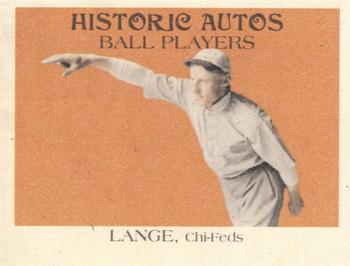 2019 Historic Autographs The Federal League - Orange #31 Erv Lange Front