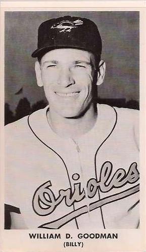1957-59 Baltimore Orioles Photocards #NNO William D. Goodman Front