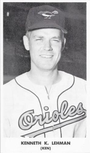1957-59 Baltimore Orioles Photocards #NNO Kenneth K. Lehman Front