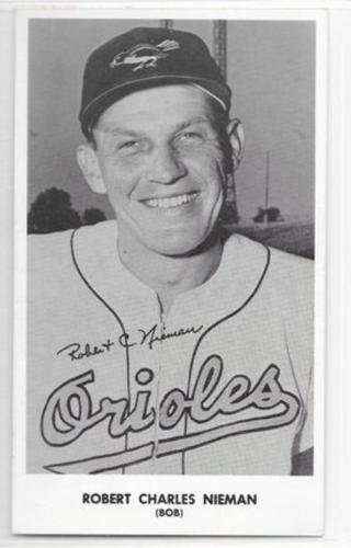 1957-59 Baltimore Orioles Photocards #NNO Robert Charles Nieman Front
