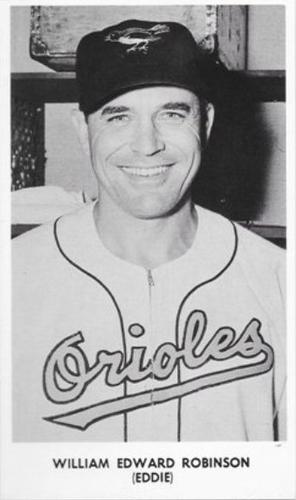 1957-59 Baltimore Orioles Photocards #NNO William Edward Robinson Front