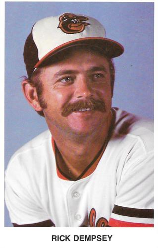 1978 Baltimore Orioles Photocards #NNO Rick Dempsey Front