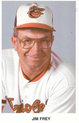 1978 Baltimore Orioles Photocards #NNO Jim Frey Front