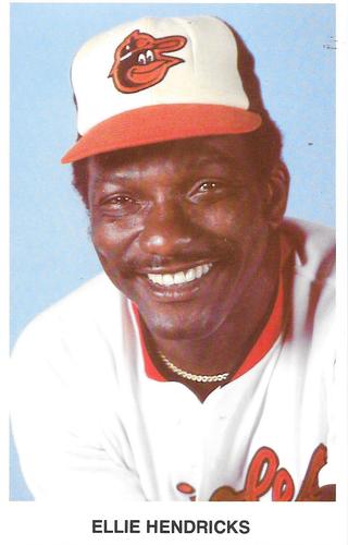 1978 Baltimore Orioles Photocards #NNO Ellie Hendricks Front