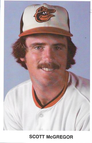 1978 Baltimore Orioles Photocards #NNO Scott McGregor Front