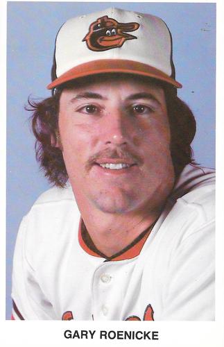 1978 Baltimore Orioles Photocards #NNO Gary Roenicke Front