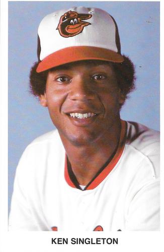 1978 Baltimore Orioles Photocards #NNO Ken Singleton Front