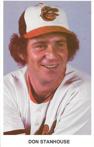 1978 Baltimore Orioles Photocards #NNO Don Stanhouse Front