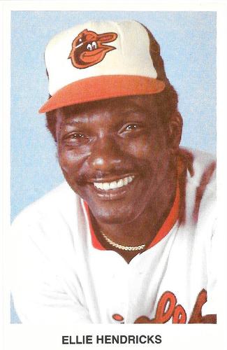 1978 Baltimore Orioles Photocards #NNO Ellie Hendricks Front