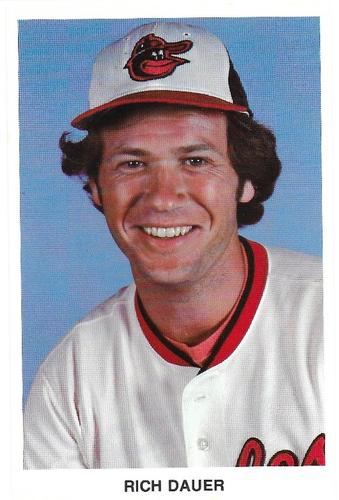 1979 Baltimore Orioles Photocards #NNO Rich Dauer Front