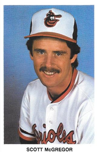 1979 Baltimore Orioles Photocards #NNO Scott McGregor Front